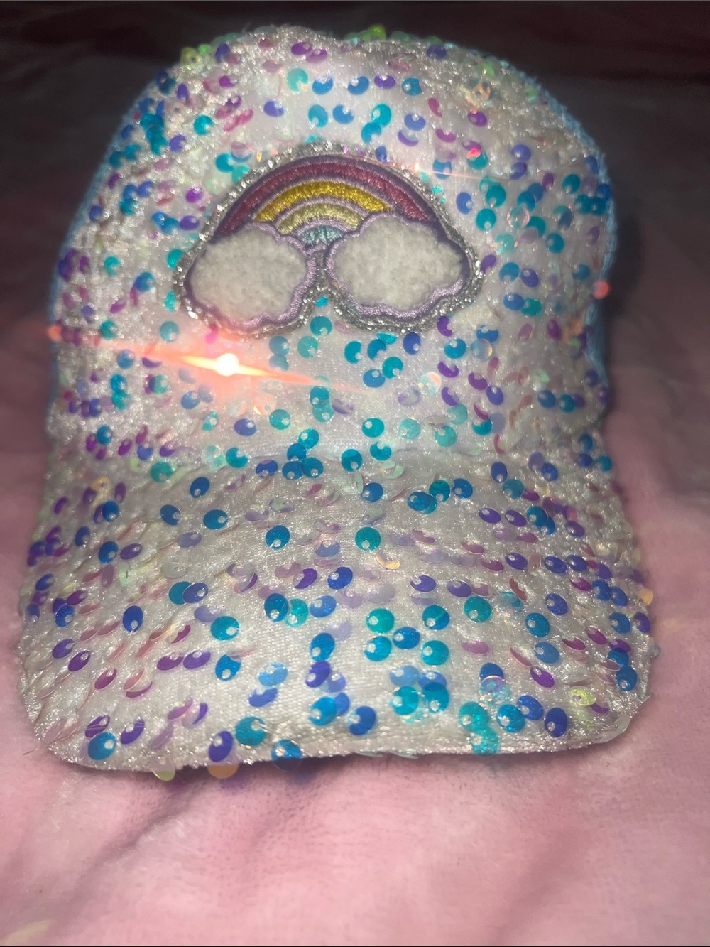 Girlie 🌸🤗Kids Sequin Hat #princess #sporty #cutie - Picture 2 of 3
